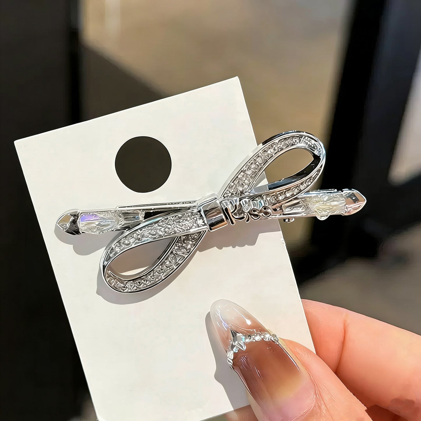 Sparkling Czech Diamond Hair Clip | Alloy Rhinestone Barrette | Brilliant Shine Bridal Hairpin | Luxury Gift for Women